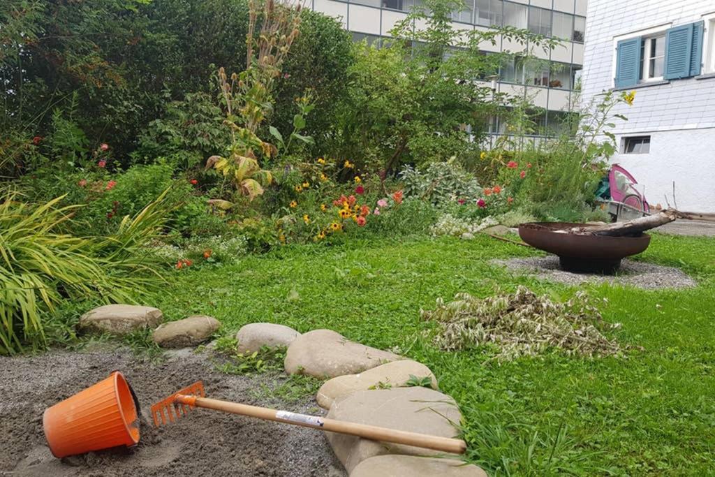 Ferienwohnung Am Hatler Brunnen Dornbirn Dış mekan fotoğraf